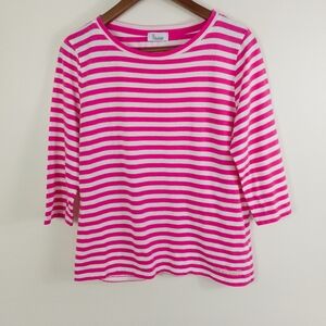 Princess Goes Hollywood Round Neck Striped Top Pink Size 40